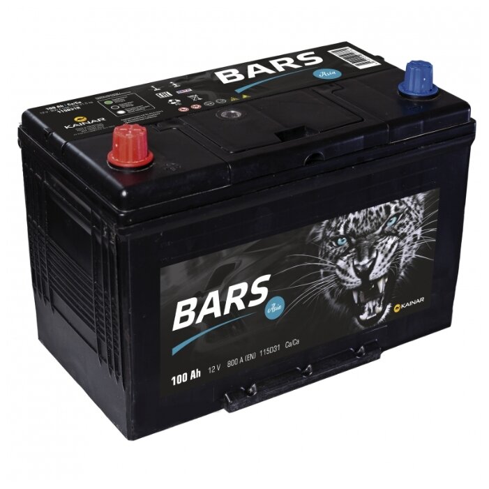 Автомобильный аккумулятор BARS Asia 6СТ-100 АПЗ п.п. 115D31R