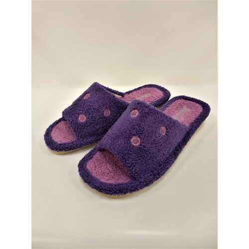 Тапочки  Berevere, текстиль, размер 37, фиолетовый
