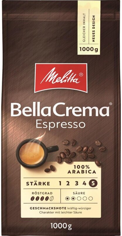 Кофе в зернах Melitta Bella Crema Espresso, 1 кг