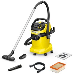 Хозяйственный пылесос KARCHER WD 6 P V-25/8/22/T, 1300 Вт, желтый 1.628-313