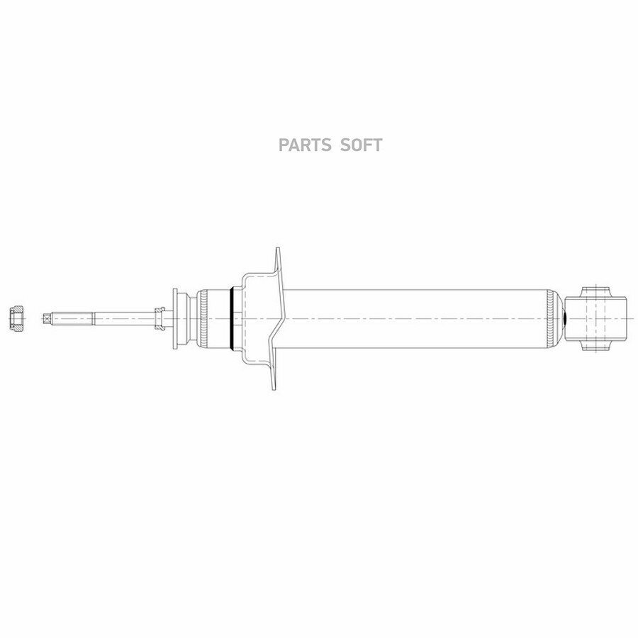 CTR GY1990G Амортизатор передней подвески MITSUBISHI Montero 2004- / Pajero 2004