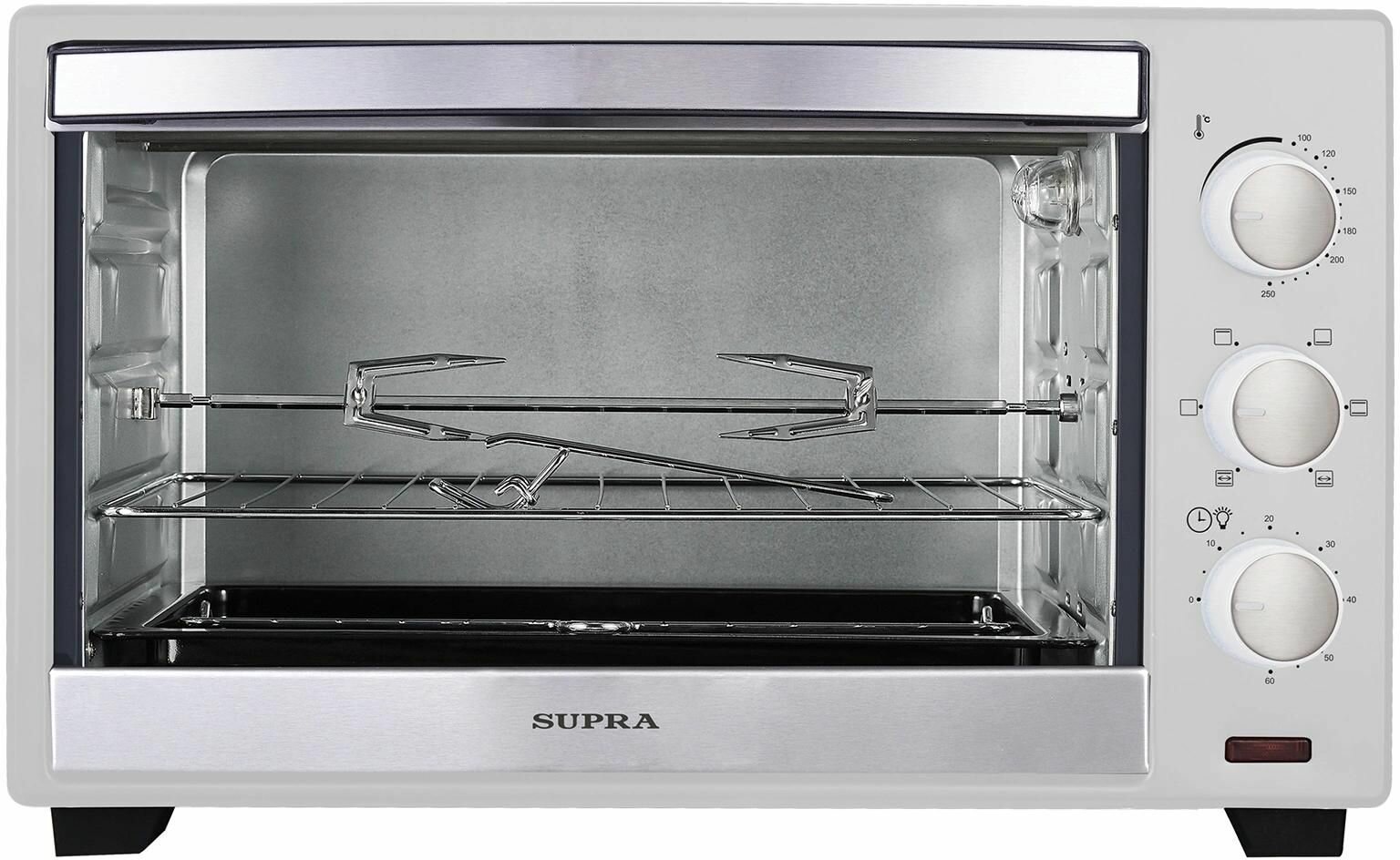 Электропечь Supra 35 л, 1850 Вт, 5 режимов работы, белая (MTS-3505)