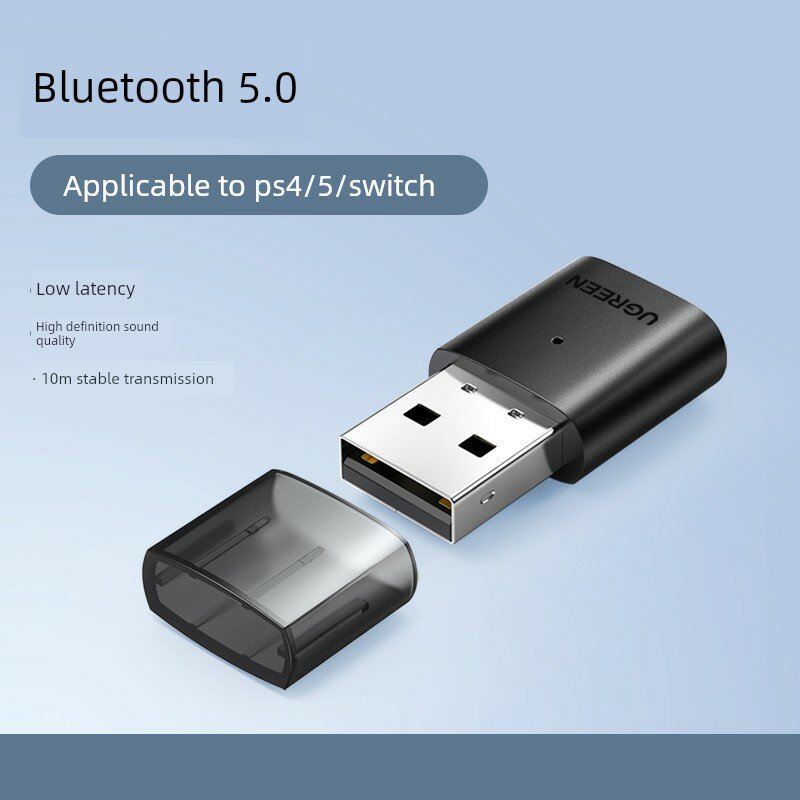Bluetooth 5.0 беспроводной адаптер для PS5 PS4 Switch с низкой задержкой и высококачественным звуком