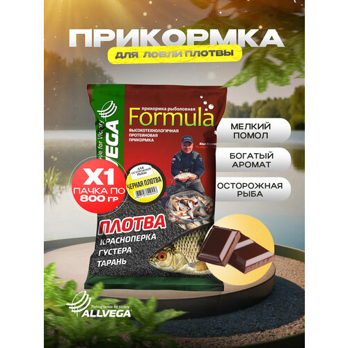 Прикормка ALLVEGA Formula GBF09, 900 г, плотва