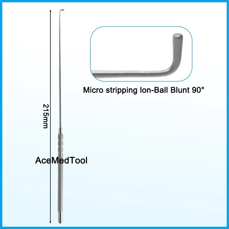 Микрокрючок для нервов GREATLH 215 мм SS-ball blunt 90