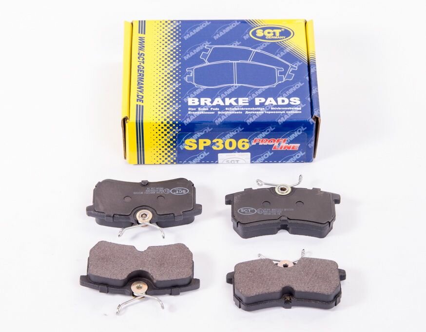 Колодки тормозные задние для Ford Fiesta VI (с 2012 г), Focus (1998-2004 г) комплект 4 шт. арт SP306