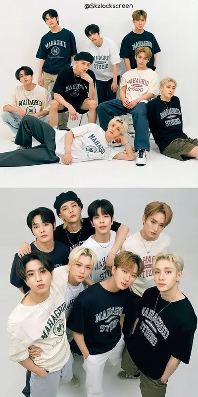 Деревянные пазлы 1000 элементов, подарочная упаковка,50x75cm, K-pop группа Стрей Кидс (Stray Kids), подарочный набор для взрослых, продвинутый уровень сборки 5-10.