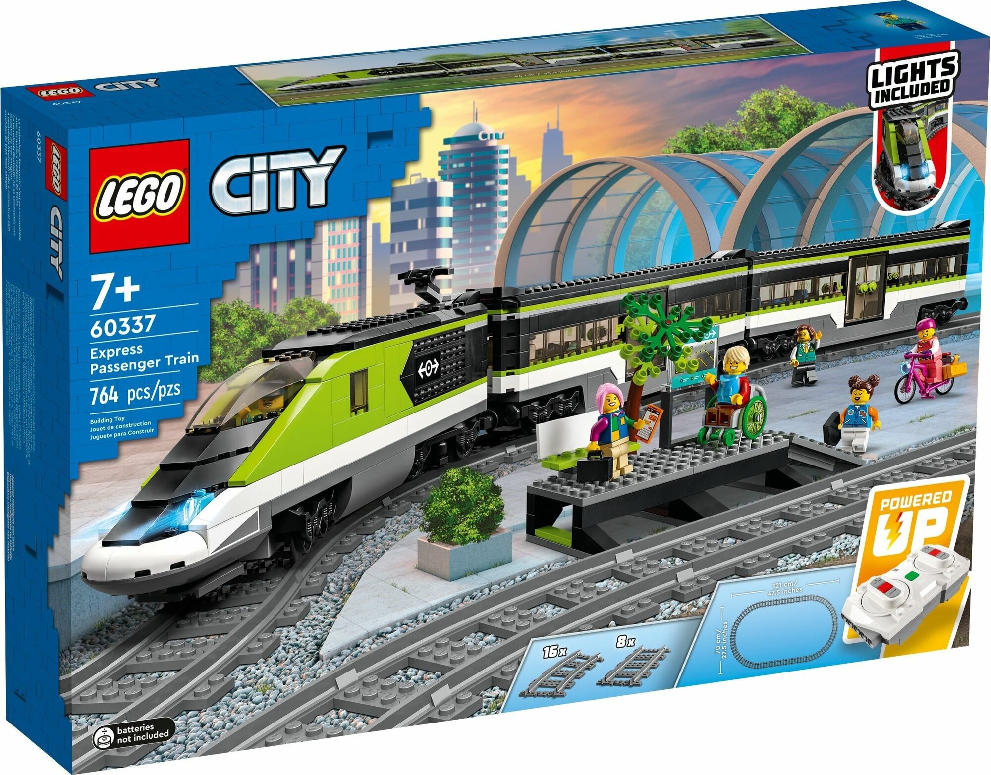 Конструктор LEGO City Trains Пассажирский поезд-экспресс 60337