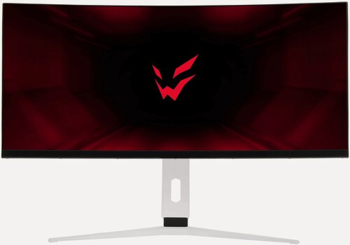 Изображение товара 34" Монитор ARDOR GAMING QUASAR AQW34H3, VA 3440x1440, 180 Гц, DisplayPort, HDMI, USB, белый