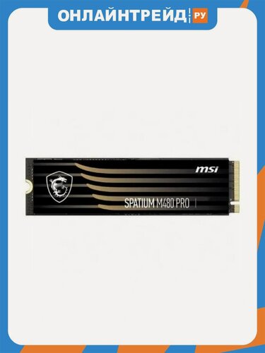 Изображение товара SSD диск Msi SPATIUM M480 PRO, 1000GB, M.2 2280, PCIe 4.0 x4 (S78-440L1G0-P83)