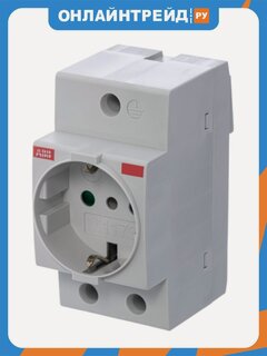 Изображение товара Розетка щитовая Abb 2Р+N 16A M1173, 2CSM110000R0701