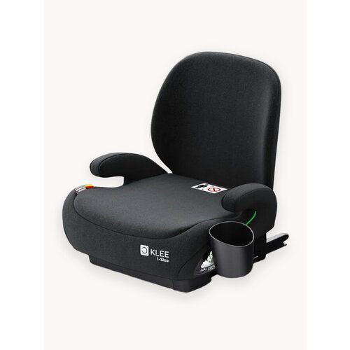 фото Бустер klee holm pro i-size с изофикс и спинкой titan grey isofix, i-size, 125-150 см, серый, klee eco line
