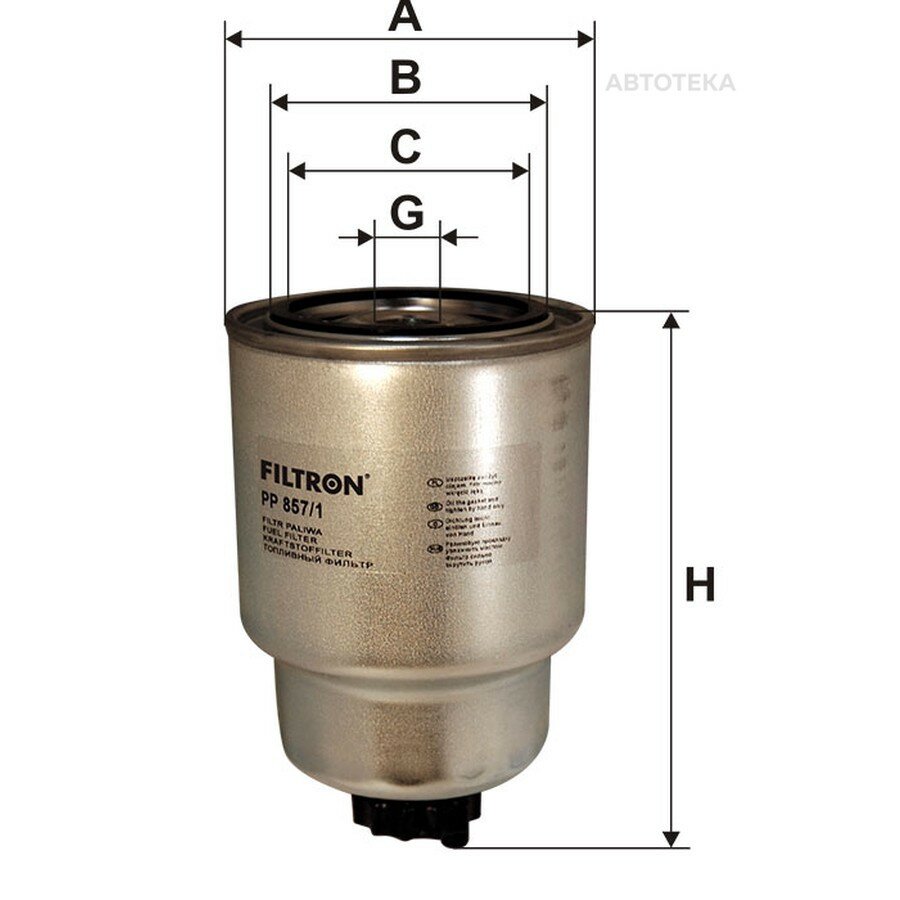 Фильтр топливный FILTRON PP8571
