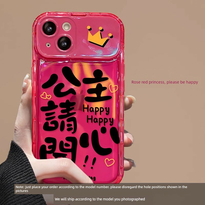 IPhone X флип-кейс с зеркалом, ударопрочный прозрачный розовый чехол