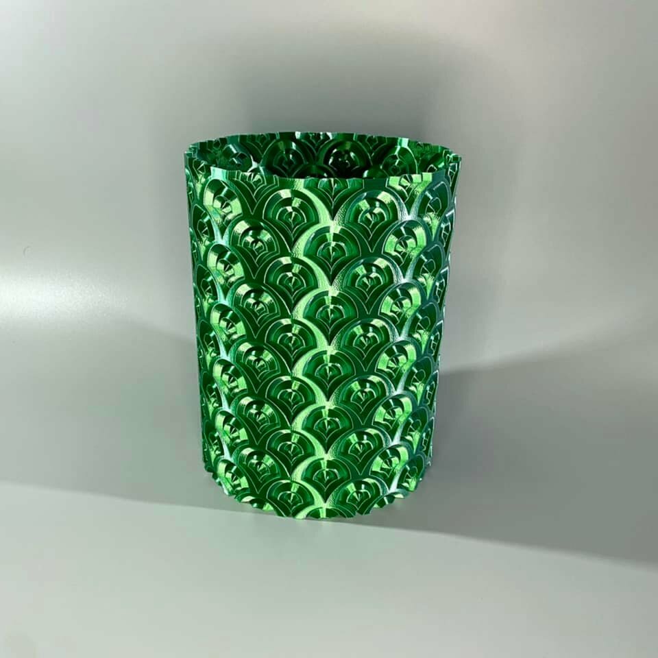 Ваза декоративная дизайнерская, 3D-печать, 3DOPRU арт. VASE-PR-134983