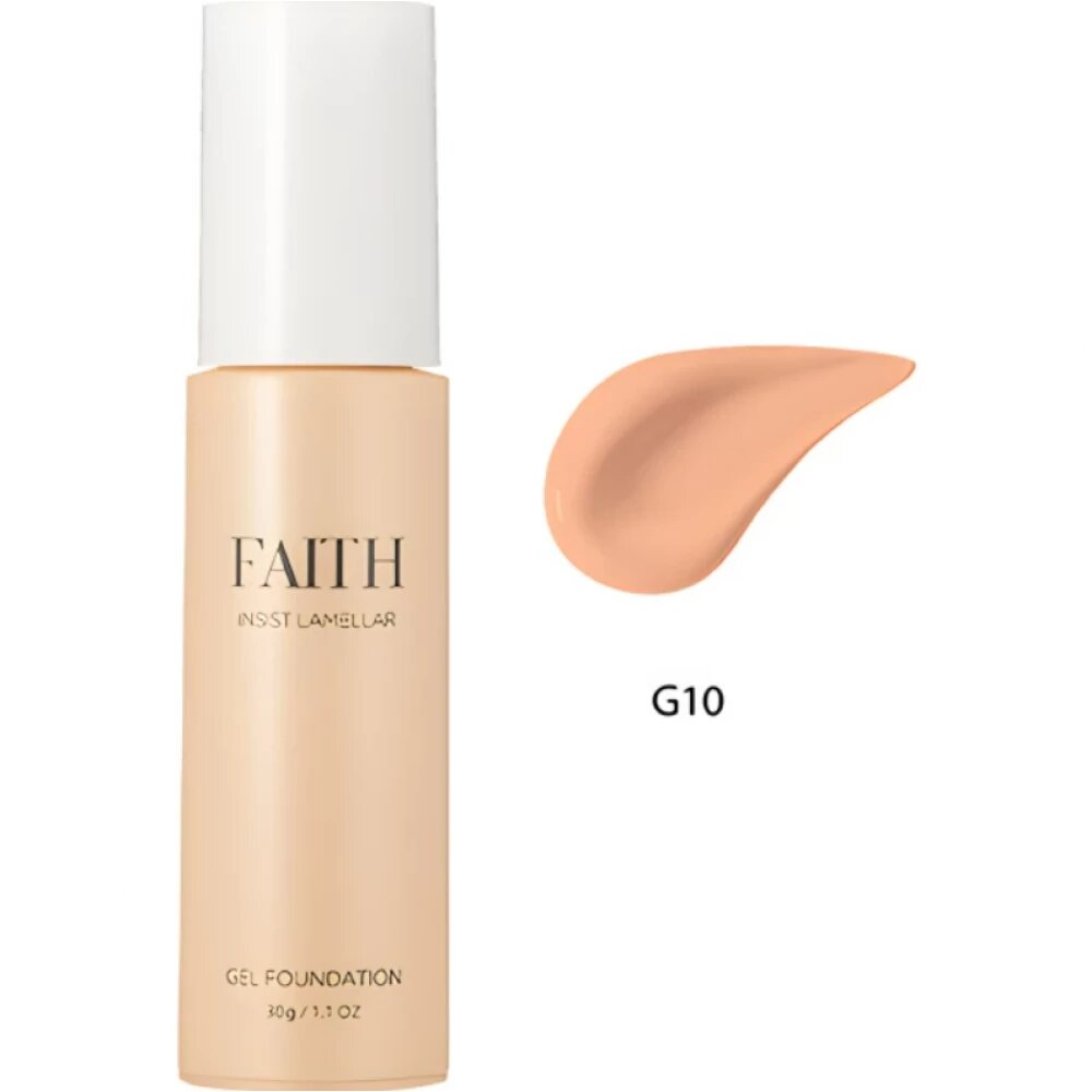 Faith Ламеллярный тональный гель для лица N Фейс Инсист, G10 / Faith Insist Lamellar Gel Foundation N G10, 30 г