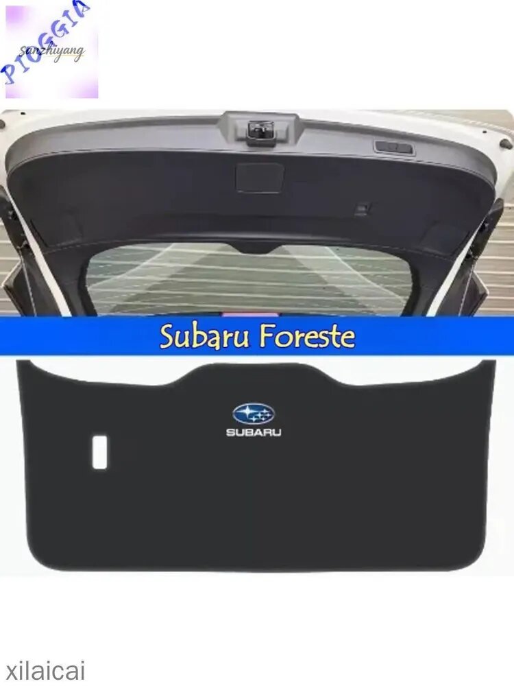 Subaru Foreste Коврик для защиты от ударов двери багажника автомобиля из кожи