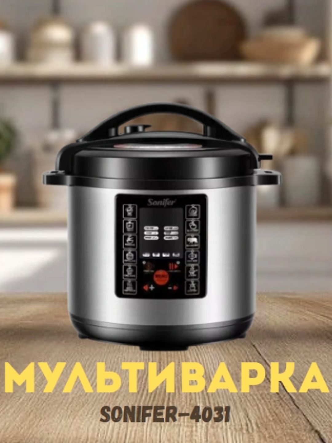 Мультиварка Sonifer SF-4031 5 л, многофункциональная, Электрическая мультиварка, Мультиварка для дома