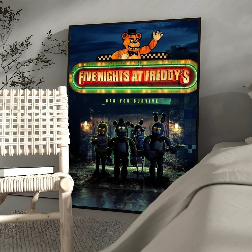 FNAF Five Nights At Freddys Классический Постер на холсте z6, 30x40cm no frame