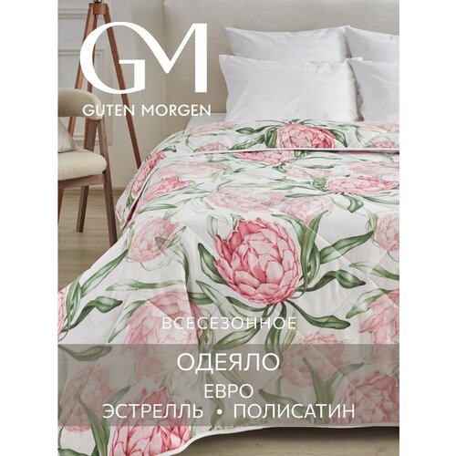 фото Одеяло guten morgen евро всесезонное 200x220 см, полисатин, softt, артишок