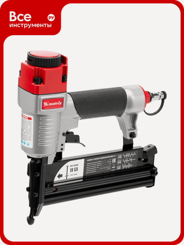 Изображение товара Пневматический нейлер-степлер с регулировкой глубины MATRIX 3 в 1 57427 профессиональный универсальный инструмент