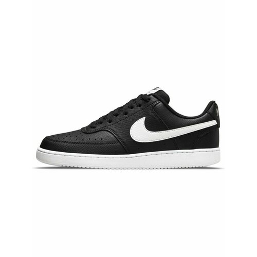 фото Кеды nike court vision low next nature, полнота f, размер 9 us, черный, белый