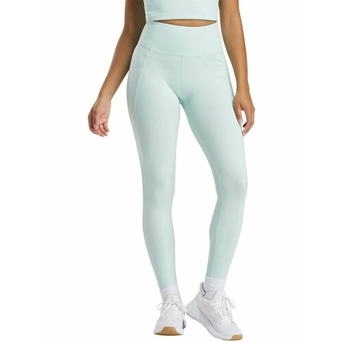 фото Тайтсы reebok lux hr tight w, размер m, голубой