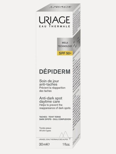 Изображение товара URIAGE Дневной уход против пигментных пятен SPF50+ для лица, рук и декольте, 30 мл