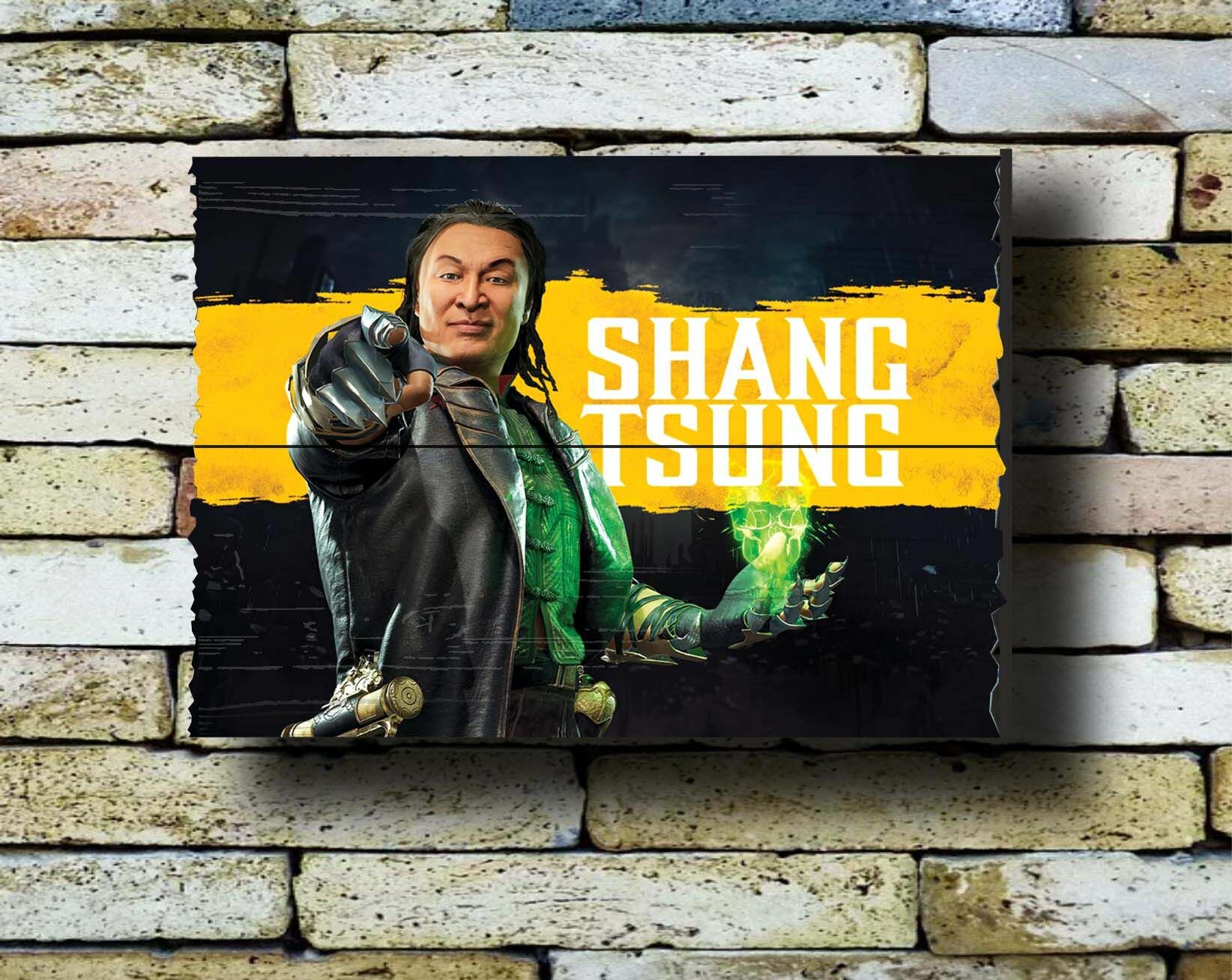 Картина на досках Мортал комбат 11, Mortal Kombat, ShangTsung, Шан Цзун15