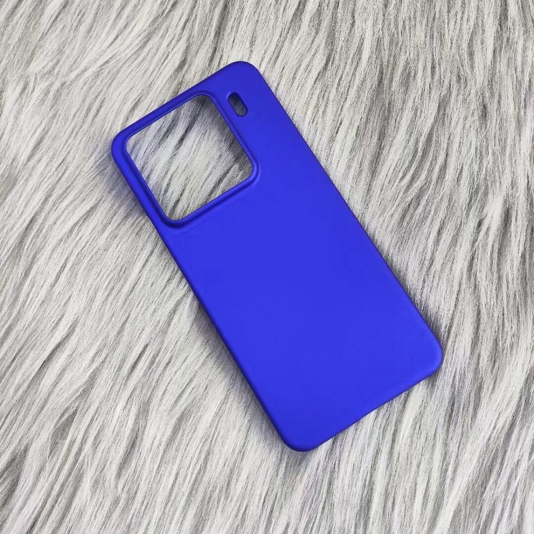 Синий матовый чехол для Xiaomi 15