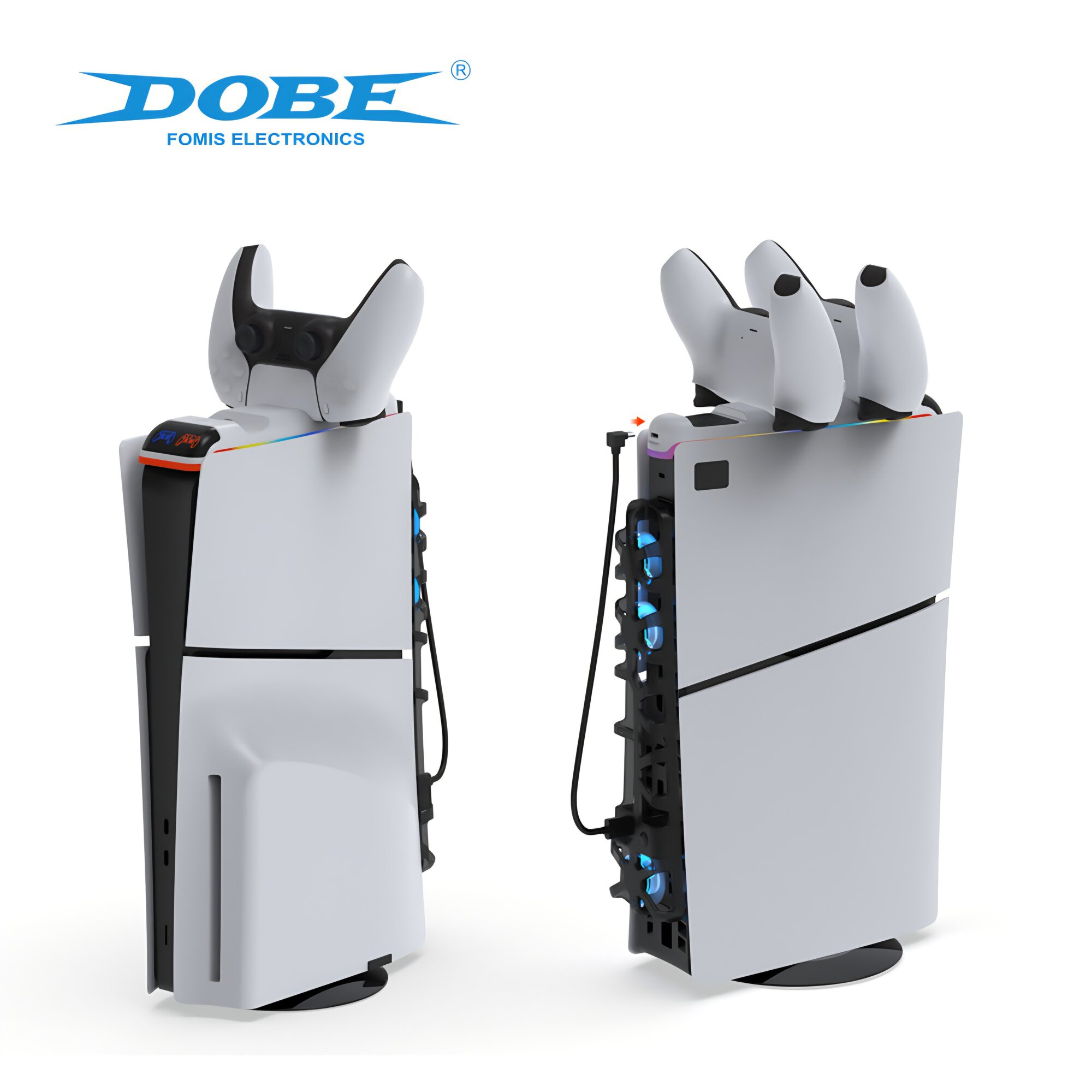 Набор аксессуаров Dobe 3 in 1 Kit (зарядная станция, система охлаждения и подставка) для PS5 Slim (TP5-35130) — фото 1