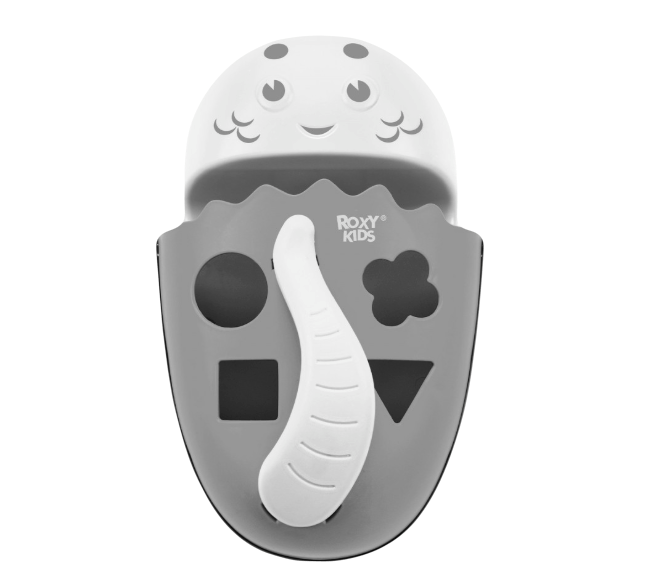 ROXY-KIDS Органайзер детский для ванной DINO от ROXY-KIDS c полкой, цвет серый