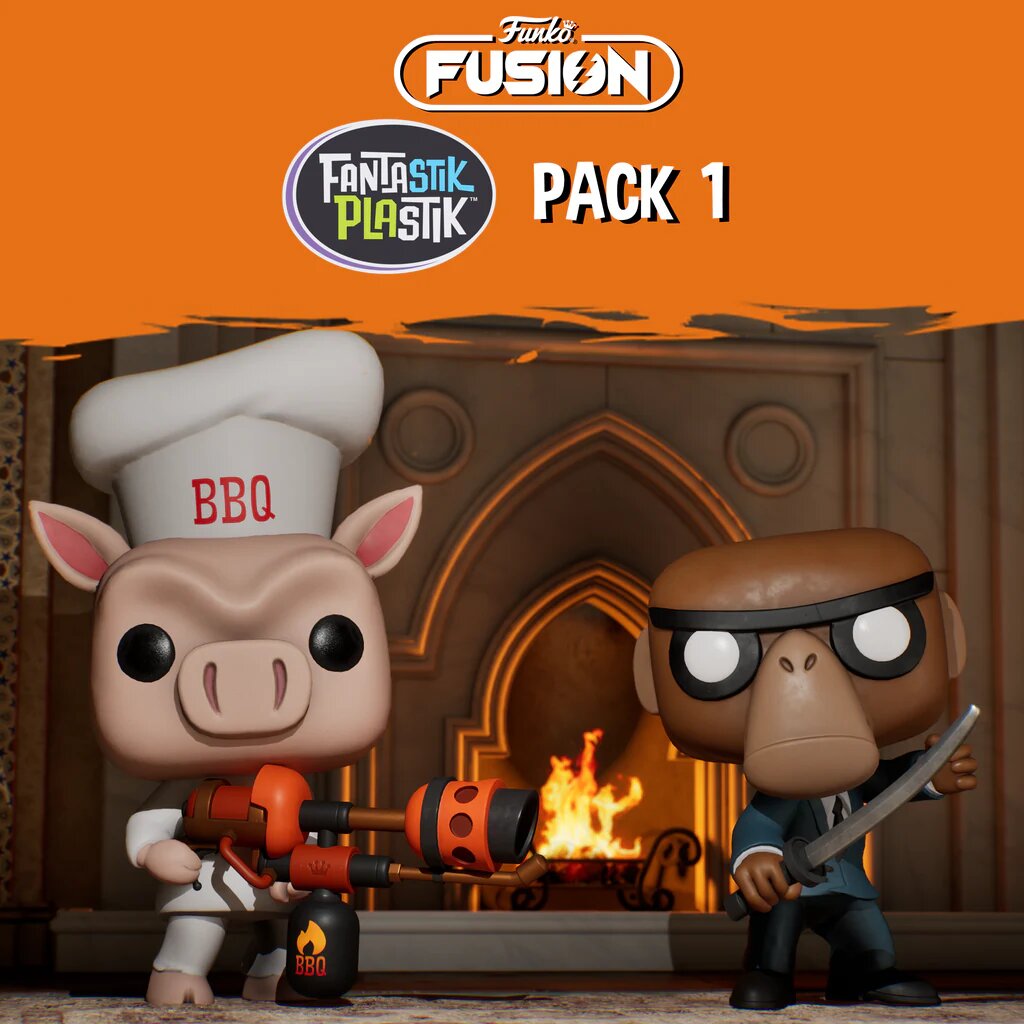 Дополнение Funko Fusion - Fantastik Plastik Pack 1 - Monkey Assassin and Sam, цифровое издание PlayStation 4, регион Индия / код пополнения баланса