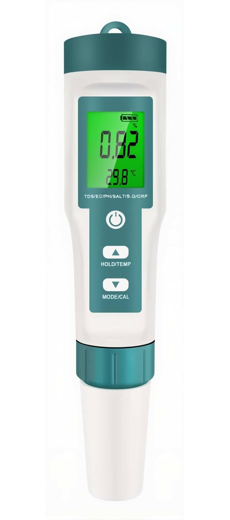 Тестер качества воды Veker PH129BL (PH, PPM, TDS, ОВП, жесткость, температура, соленость)