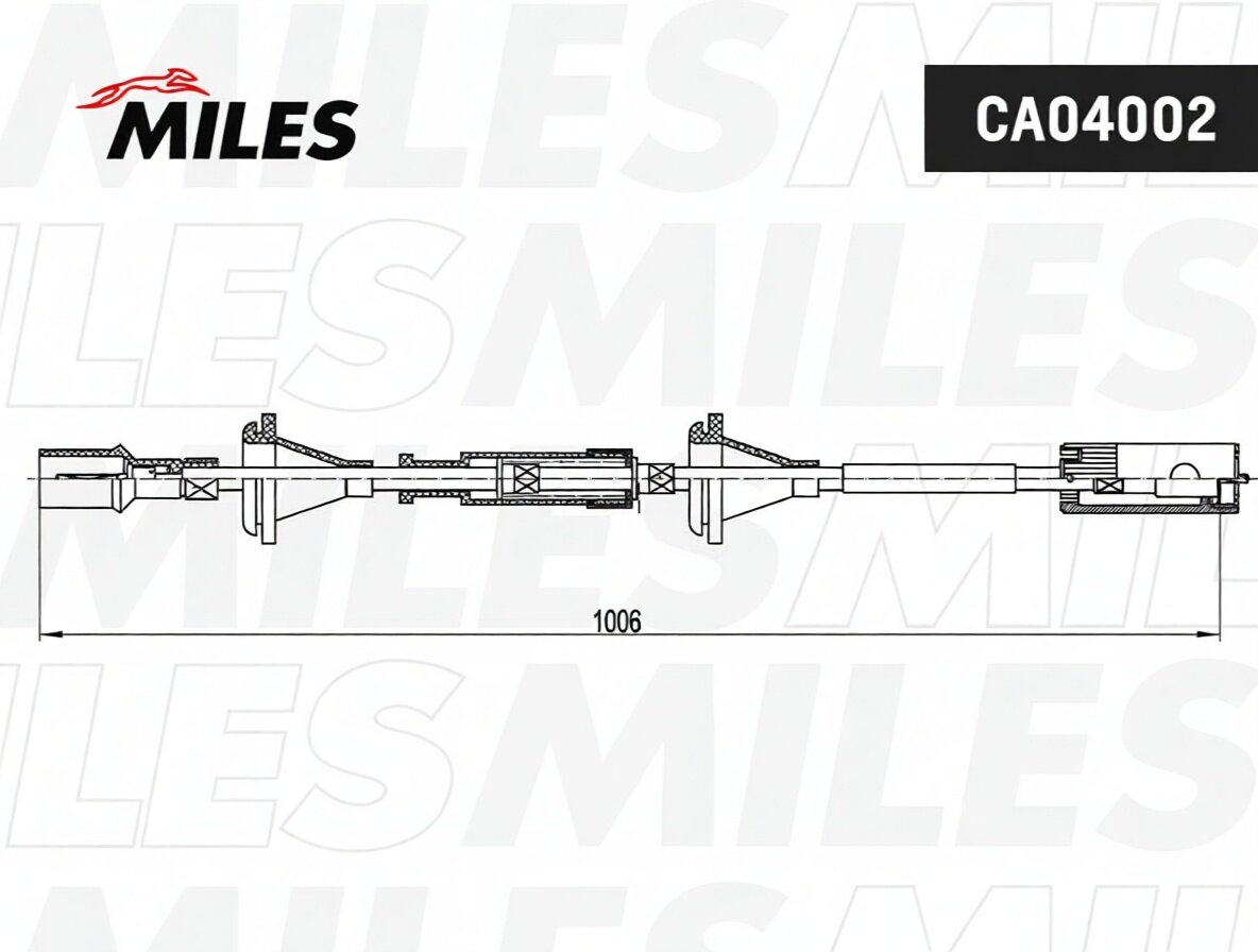Трос привода спидометра VW PASSAT 88-96 CA04002 Miles арт. CA04002