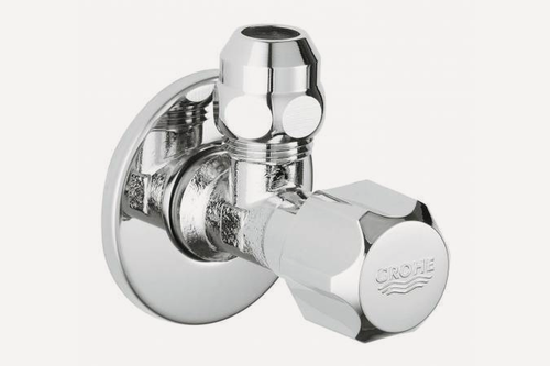 Изображение товара Вентиль угловой GROHE 1/2-3/8 для подключения смесителей, хром (2201700M)