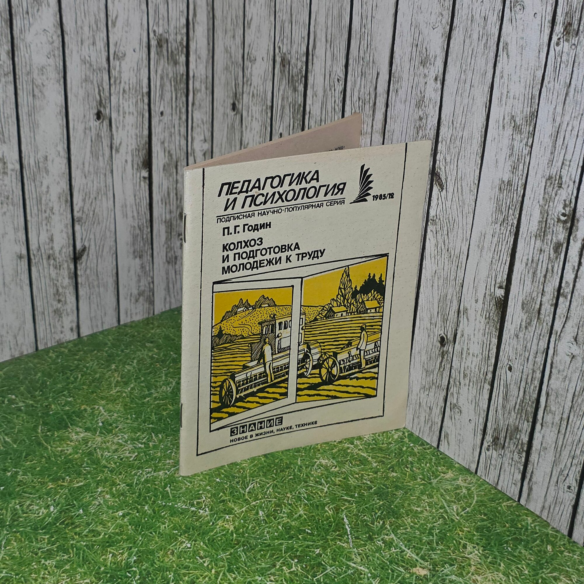 Книга "Колхоз и подготовка молодежи к труду"