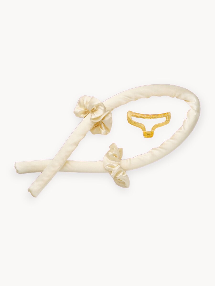 Бигуди для волос мягкие REVOUT, керлик для локонов, желтый, Бигуди для прикорневого объема