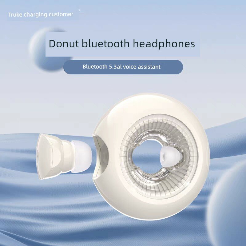 Истинно беспроводные Bluetooth-наушники в белом цвете с шумоподавлением, высококачественным звуком, вкладышным дизайном