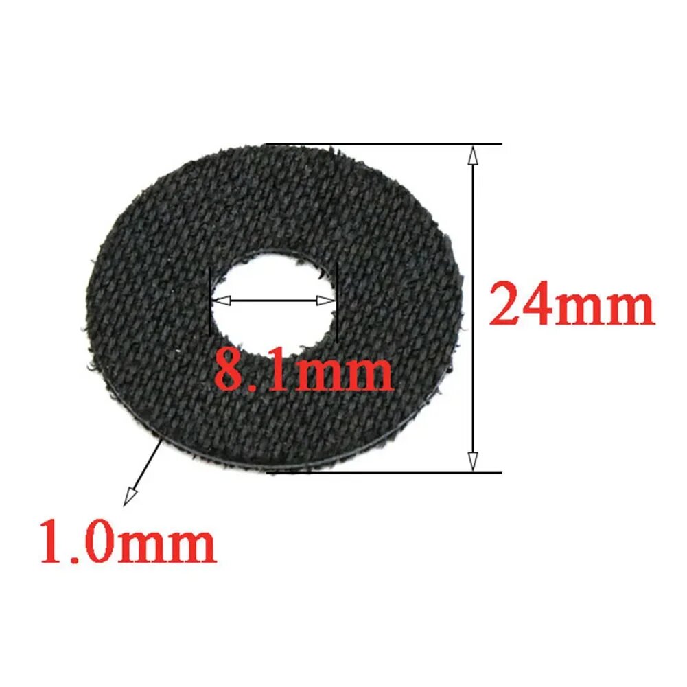 Тормозные шайбы из углеродного волокна для рыболовных катушек 8.1x24x1.0mm