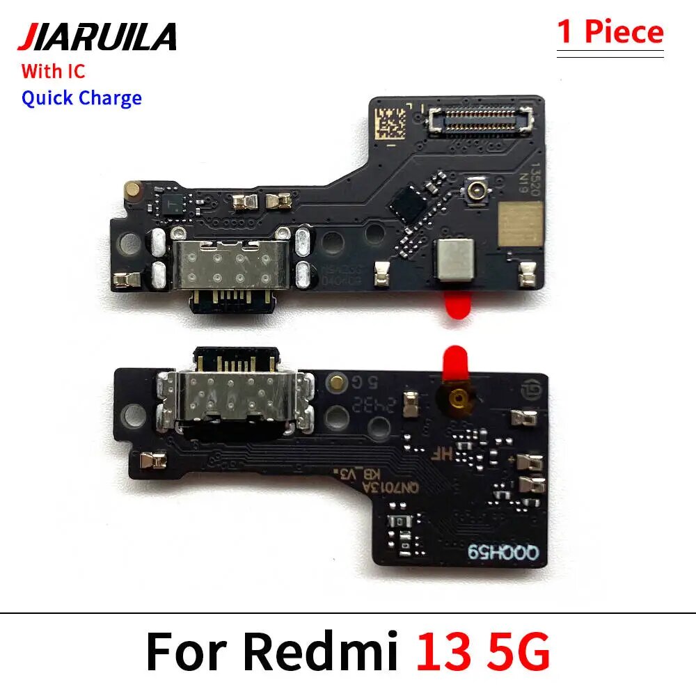 Новый для Xiaomi Redmi 12 12C 13 13C 14C 15 15C 4G 5G Разъем для док-станции Micro For Redmi 13 5G