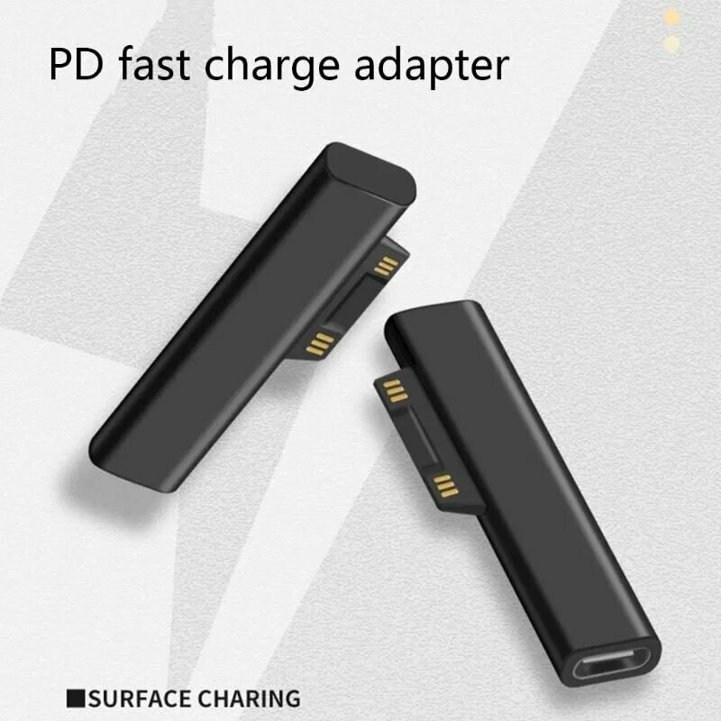 Удлинитель кабеля, Удлинитель для зарядки устройств Microsoft через разъем USB C PD, компактный адаптер — фото 1