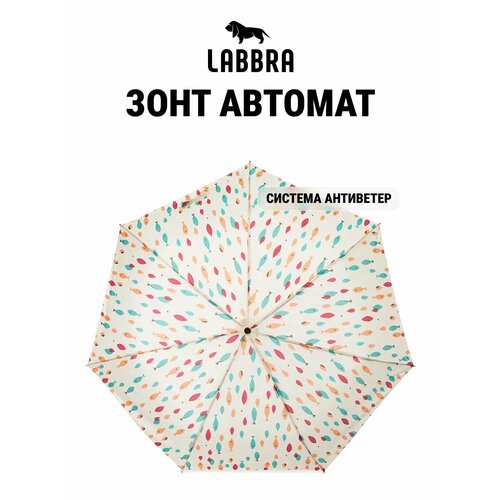 фото Мини-зонт labbra, бежевый