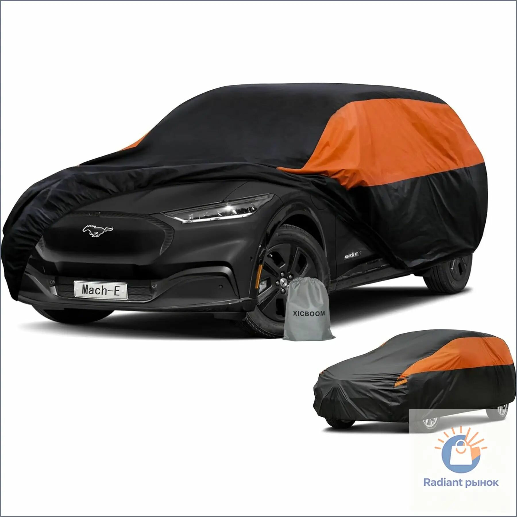 XICBOOM Чехол на автомобиль Ford Mustang Mach-E, Брезент, Оксфорд 210D, 1 шт.