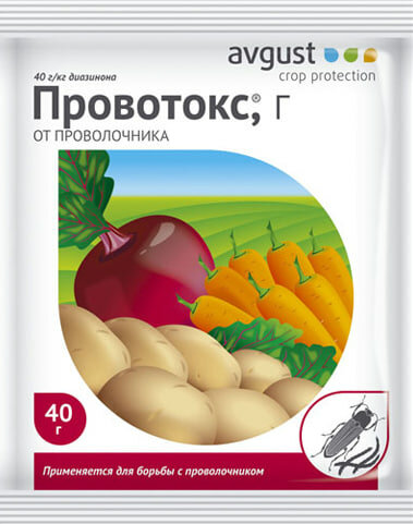 Средство "Провотокс" от проволочника 40 г, гранулы для защиты картофеля и овощей, avgust