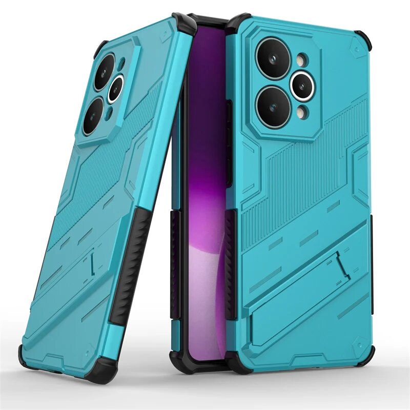Чехол для Realme 15 Pro, чехол для Realme 15 Pro Global, панк-броня, бампер, противоударный чехол с жесткой задней панелью, чехол для телефона