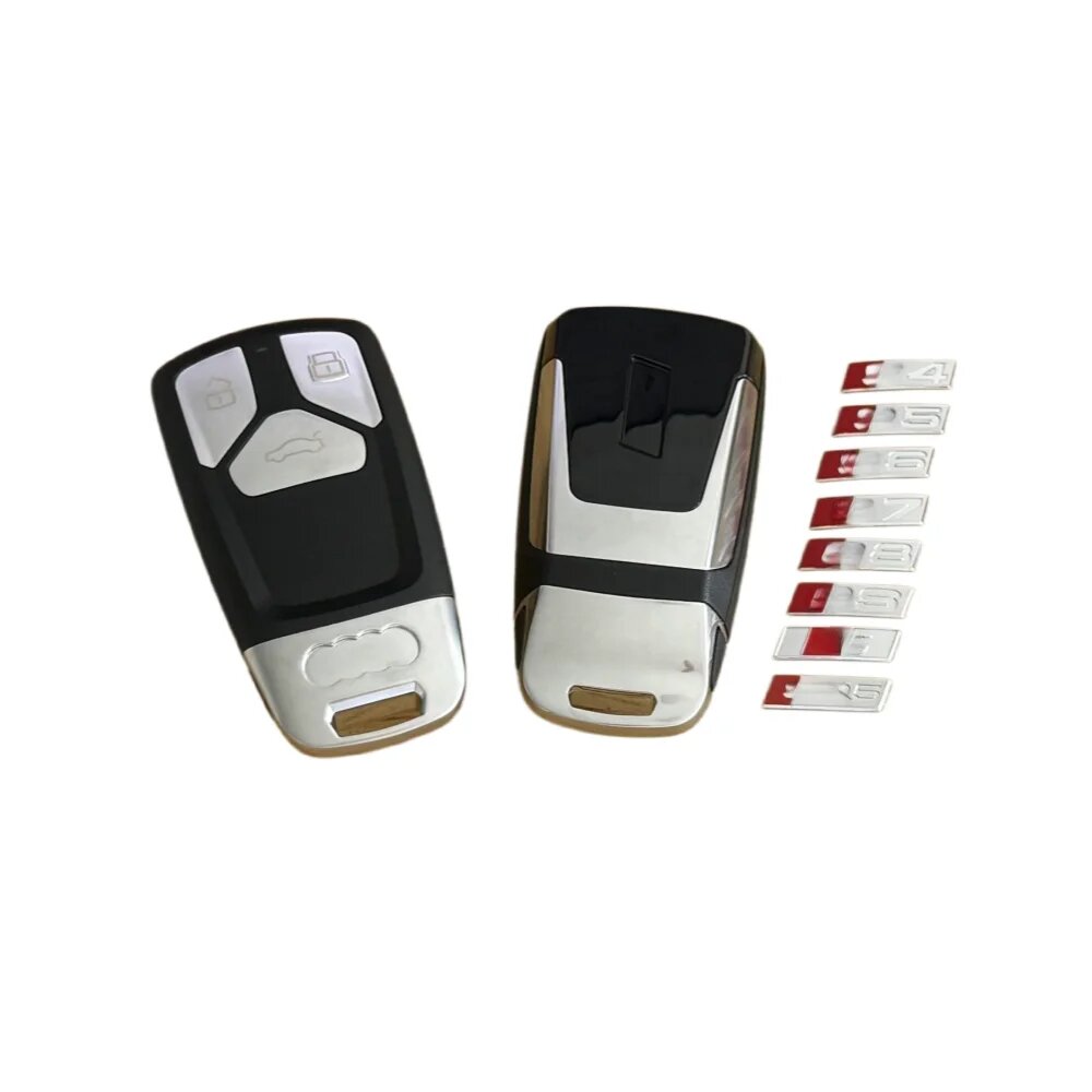Корпус ключа-брелока для Audi S4 S5 S6 S7 S8 S RS SQ5 A4 A5 A4L A6 A6L TT 2016-2020, 3 for SQ5