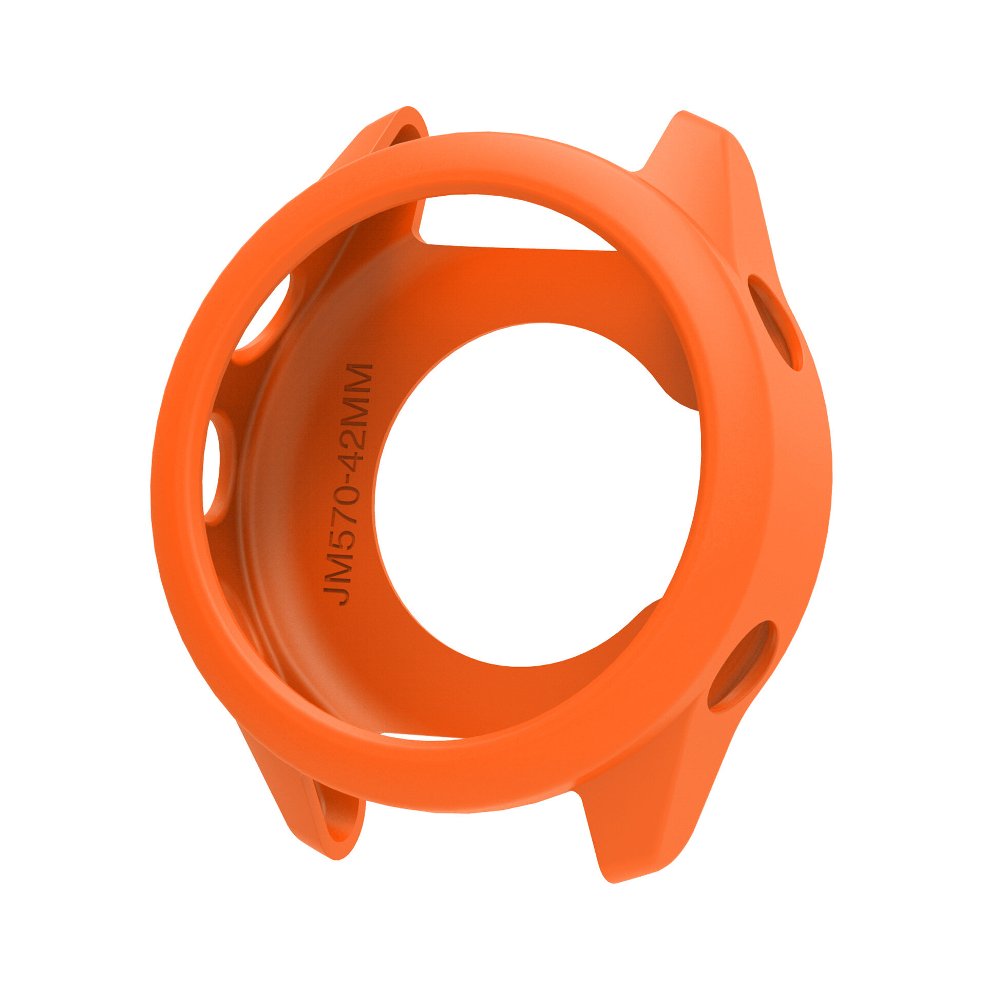 Коралловый оранжевый силиконовый чехол для часов Garmin Forerunner 570 (42 мм) защитный чехол