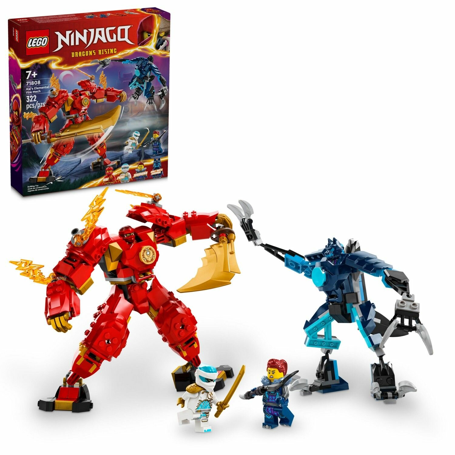 Конструктор LEGO Ninjago 71808 Мех огненной стихии Кая