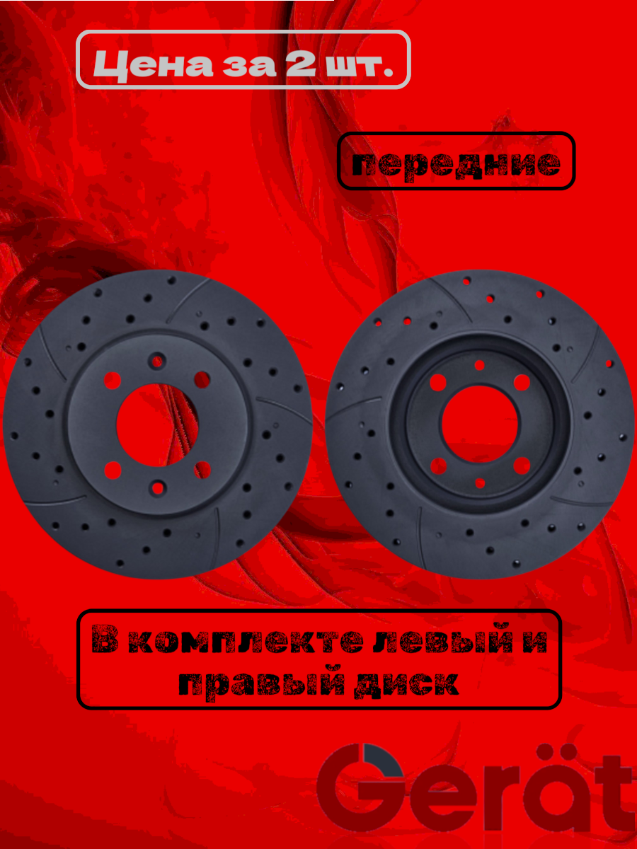 Тормозные диски F080W (передние) Performance
